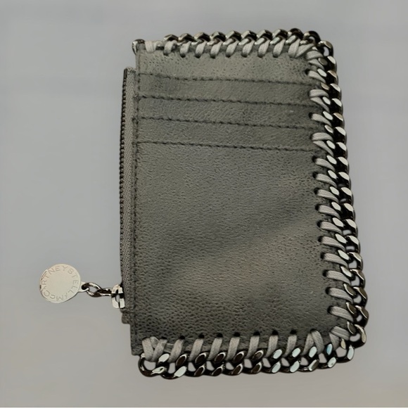 Stella McCartney Gray Suede Cardholder/Wallet NWOT No Callouts Retail $695 - Picture 2 of 4